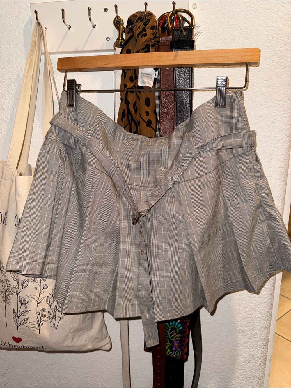 Y2K Style Plaid Skort